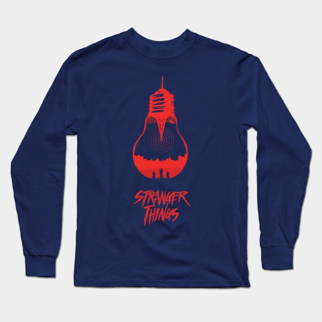 The Upside Down - Stranger Things Long Sleeve T-Shirt by edwardjmoran